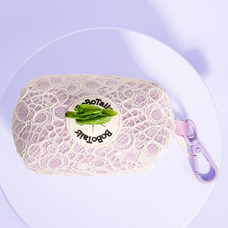 Lavender Dog Poopbag Holder