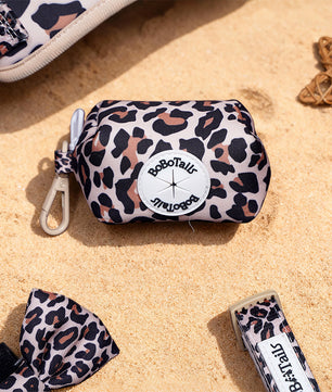 Leopard Print 4-Piece Set – Bold Matching Bundle with Women's Belt