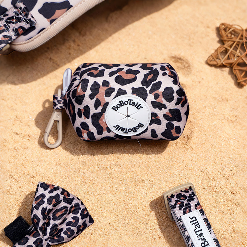 Leopard Print 4-Piece Set – Bold Matching Bundle with Women's Belt