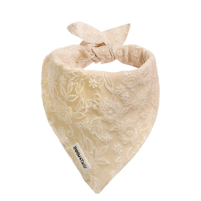 Morning Glory Biscuit Dog Bandana – Warm Floral Bandana for All Breeds