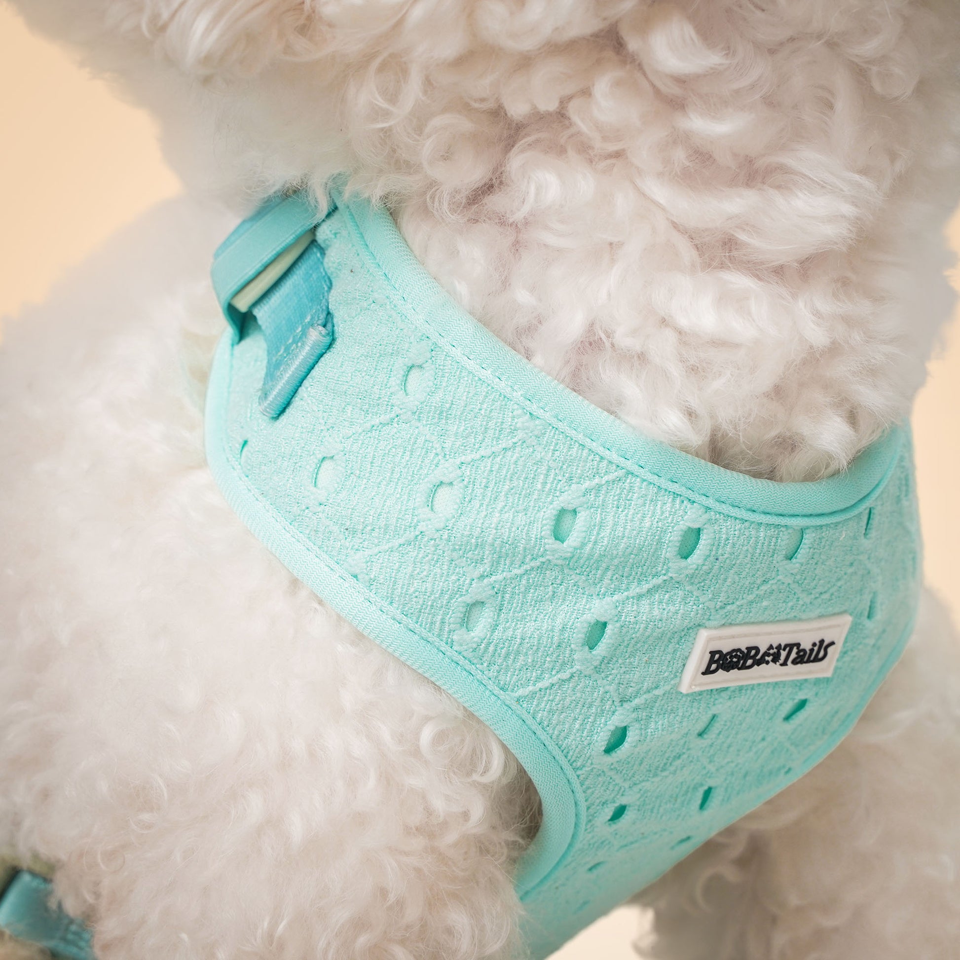 Silk Embroidery No Choke Dog Harness