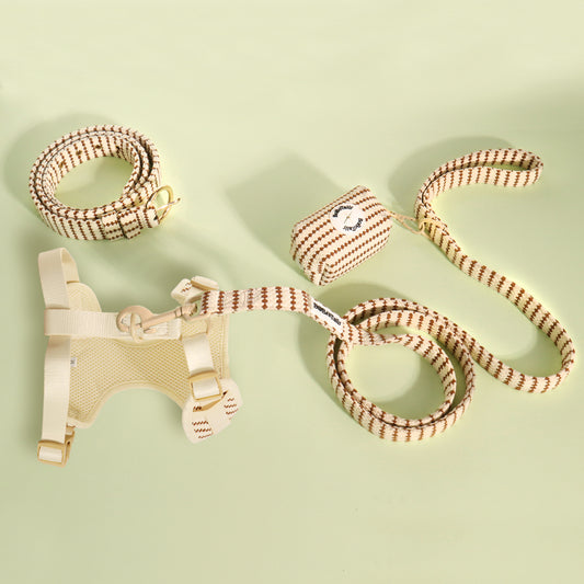 Woven Fabric Design Dog Matching Sets