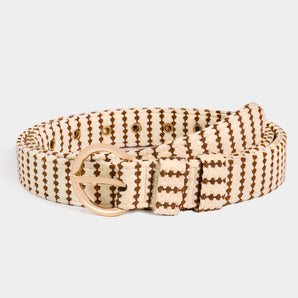 Bobotails Small grain women's belts paring with dog harness and leash set