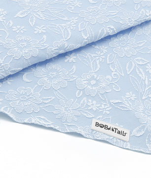 Bobotails Dog Bandana Morning Glory Dog Scarf Adjustable Bib Handkerchief Accessories for Medium Large Dogs