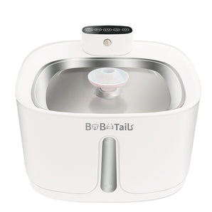 Automatic cat water fountain with filtered water flow