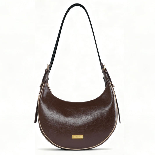 Sac Crescent – Élégant sac à bandoulière incurvé pour les mamans d'animaux stylées | Bobotails