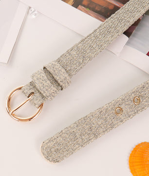 Chunky Knitted Women's Belt – Cozy & Trendy for Pet Moms | Bobotails