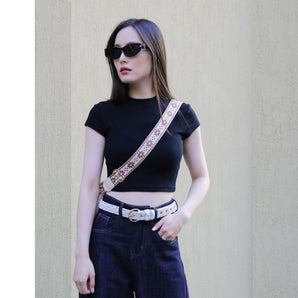 floral brilliance western belts for women by Bobotails