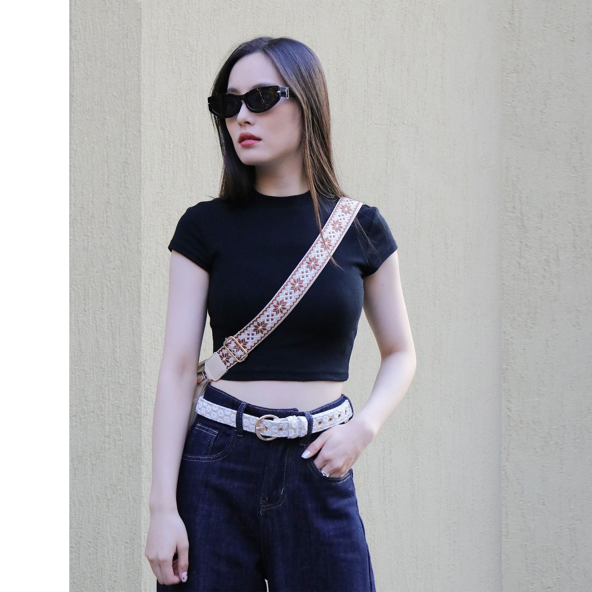 floral brilliance women's belt bags as part of a matching dog and owner accessory system for everyday walks