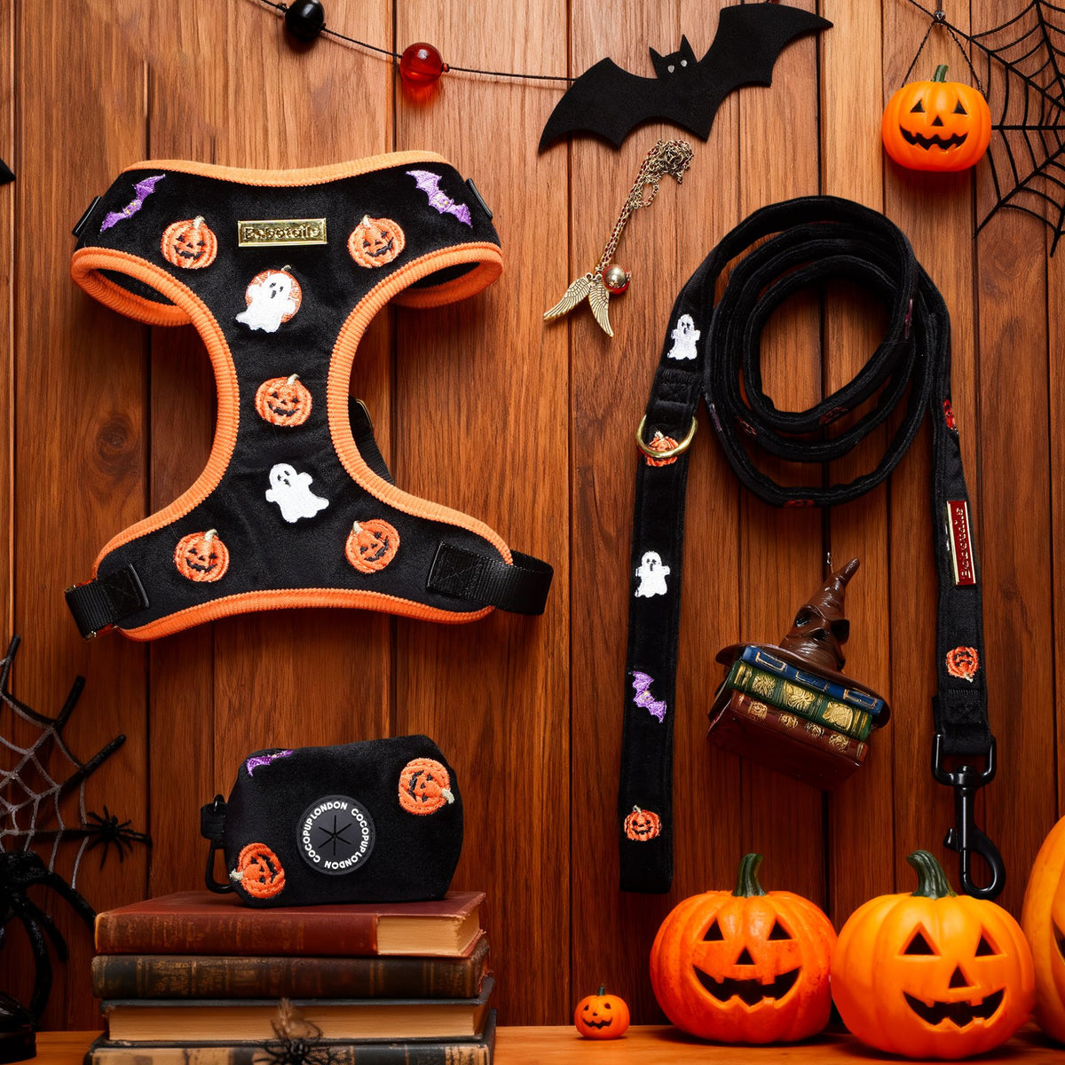 Halloween Velvet Dog Leash