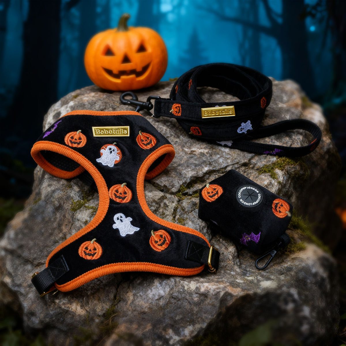 Halloween Velvet Dog Leash