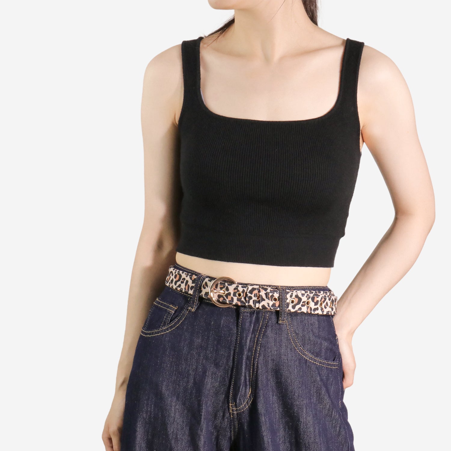 leopard women's belts for jeans designed to coordinate with dog harness and accessories as part of a matching system