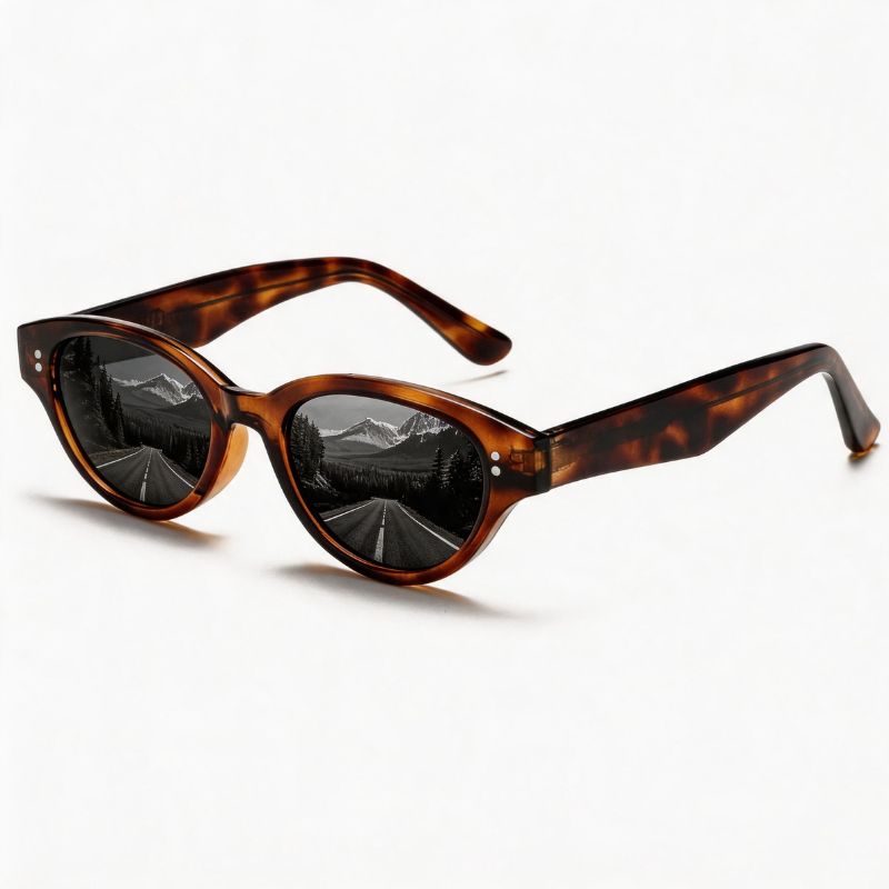 Leopard print retro sunglasses matching dog harness - Bobotails