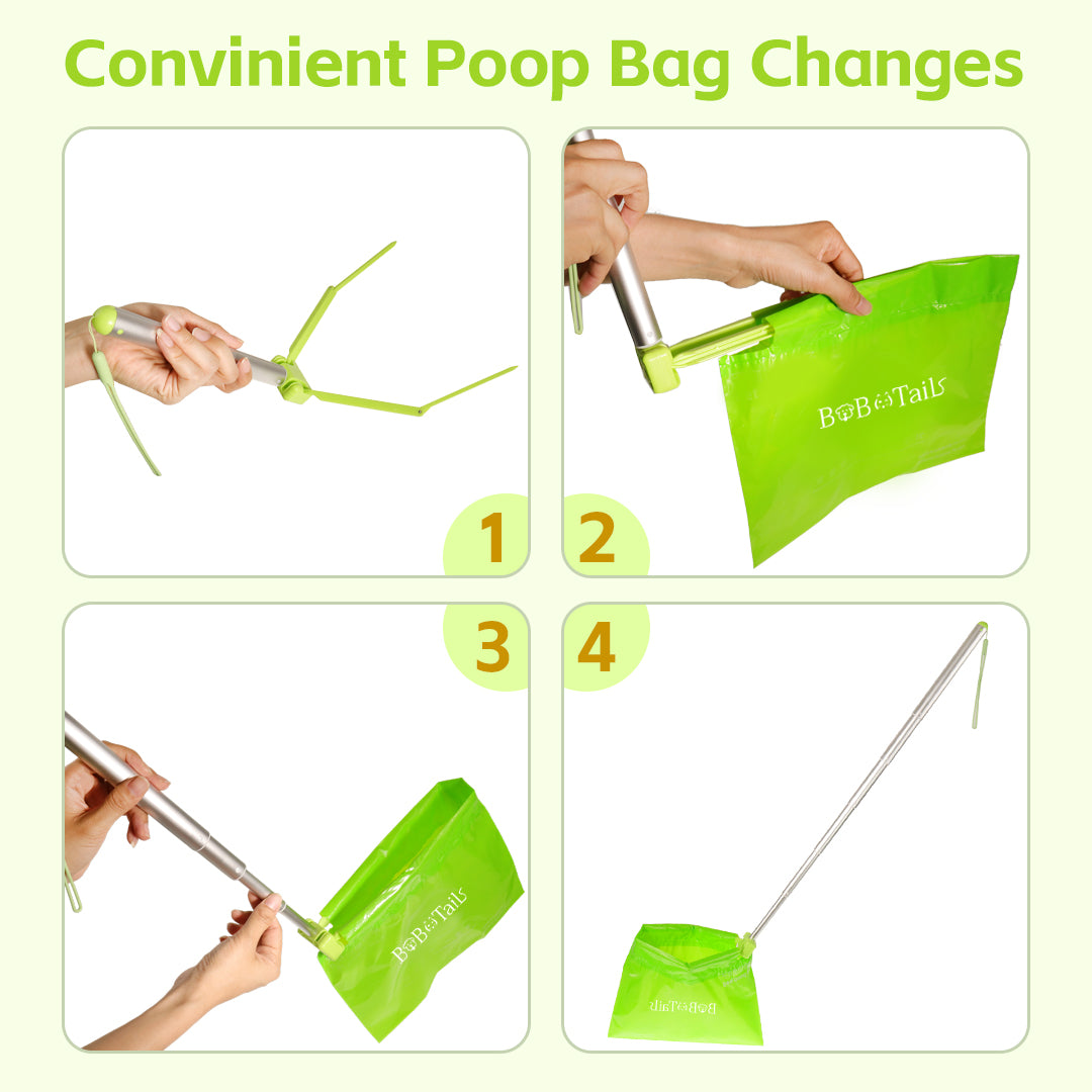 Dog Poop Scooper – Hands-Free Pooper Scooper for Dogs | Bobotails