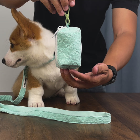 Silk Embroidery Dog Poopbag Holder