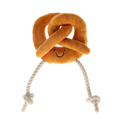 Interactive Dog Toy – Bread Shaped Squeaky Chew Toy for Puppies