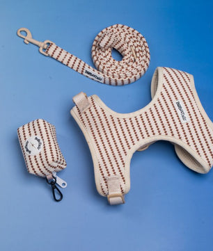 Small Grain  3-Piece Dog Harness Bundle